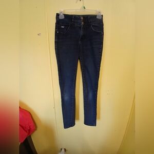 Wallflower Women's Deep Indigo Skinny Jeans